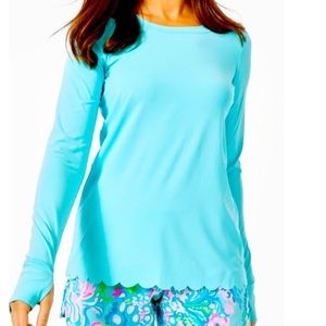 Lilly Pulitzer Luxletic Renay Scallop Sunguard